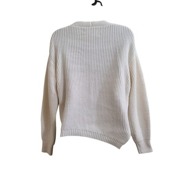 Brochu Walker Jens Wool Ribbed Asymmetric Hem Sweater Top XS - Picture 3 of 9